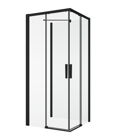 Sprchové kouty D2S2E2B+D22F1 BLACK LINE